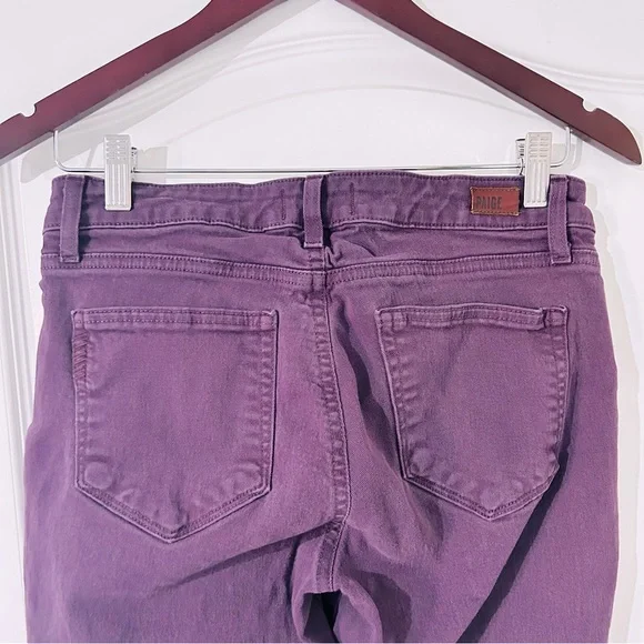 Paige Verdugo Ankle Jeans Purple Size 28 - Picture 6 of 8